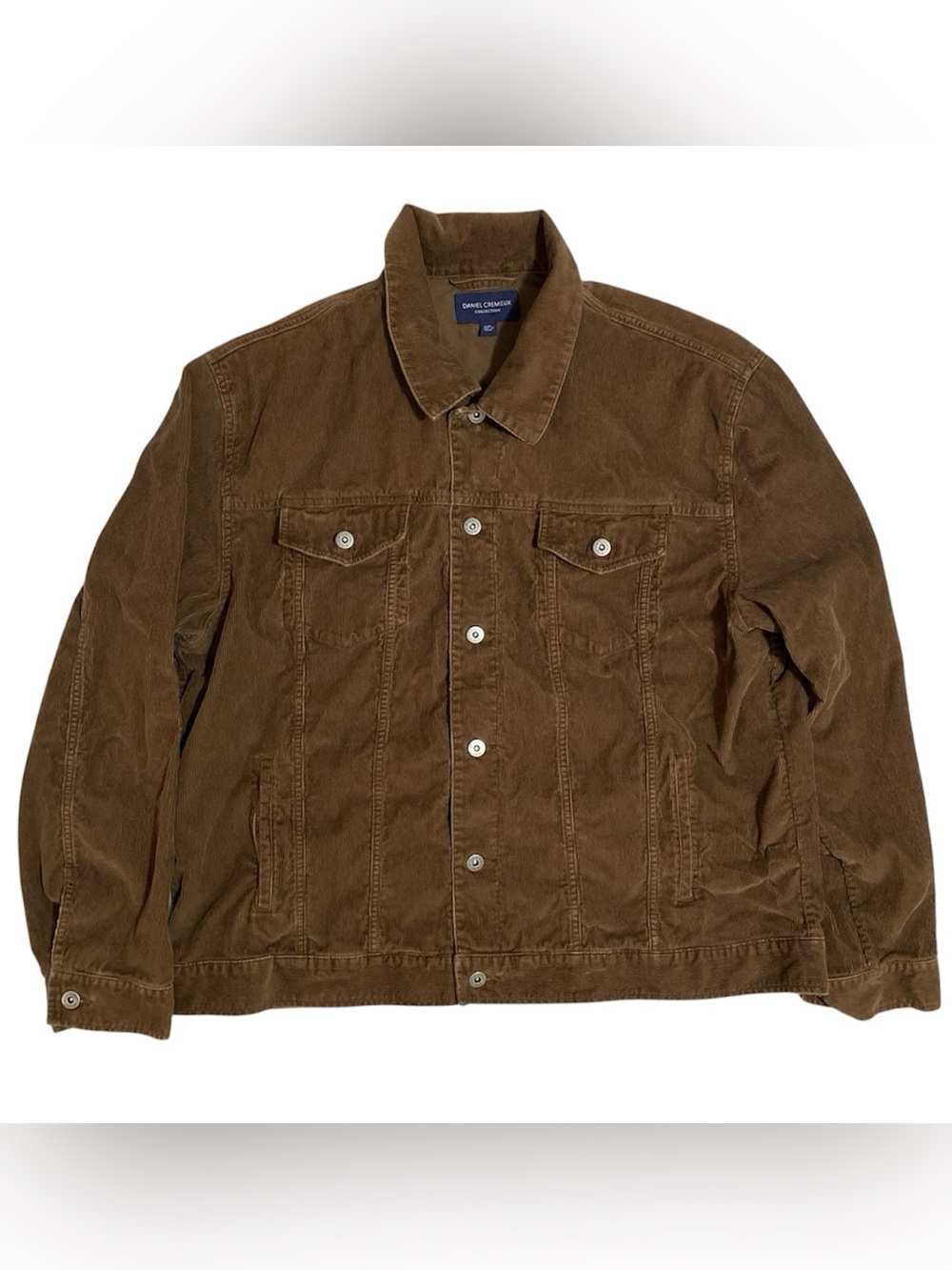 Daniel Cremieux Brown Corduroy Trucker Jacket